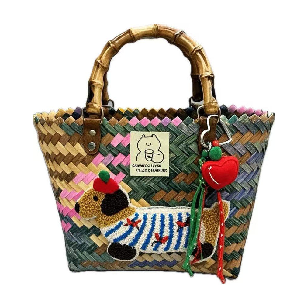 F157-Mirror quality woven bags ladies handbags tote bags handbags gift baskets