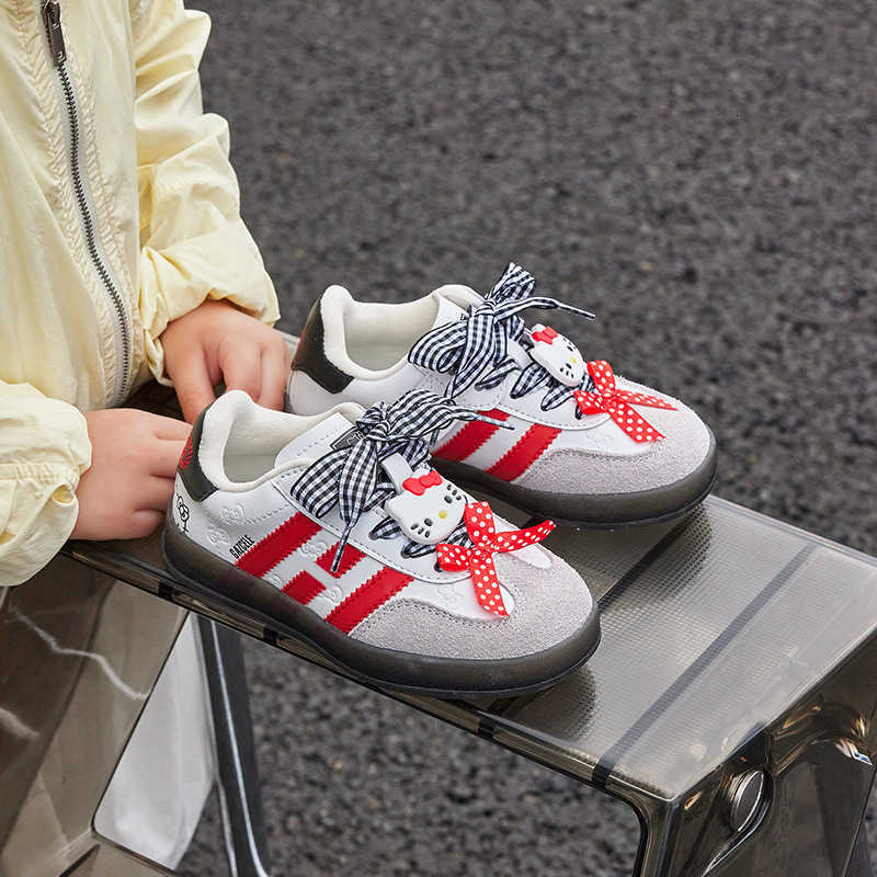 Sanrio Hello Kitty Sports Shoes Girls Board Shoes Autumn and Winter New Casual Shoes Children and Students Sneakersw250708