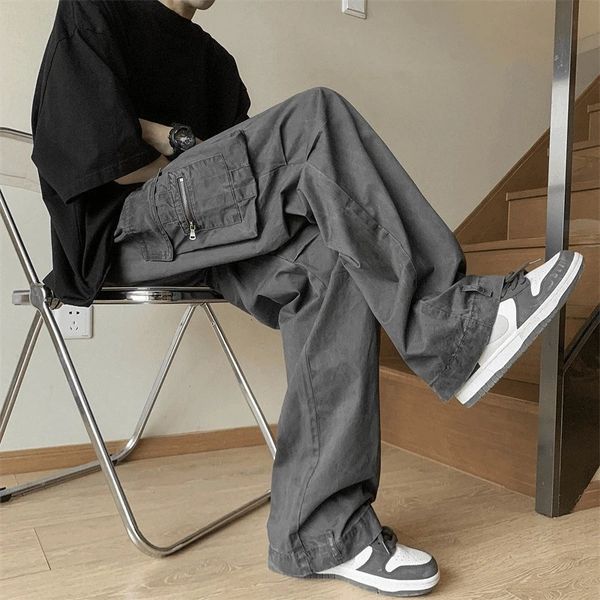 Cargo Men calça Big Size Mens Roupes Man Gym Mens Clothing Sport Sortpants Baggy Y2K Joggers Sweat Casual 250115