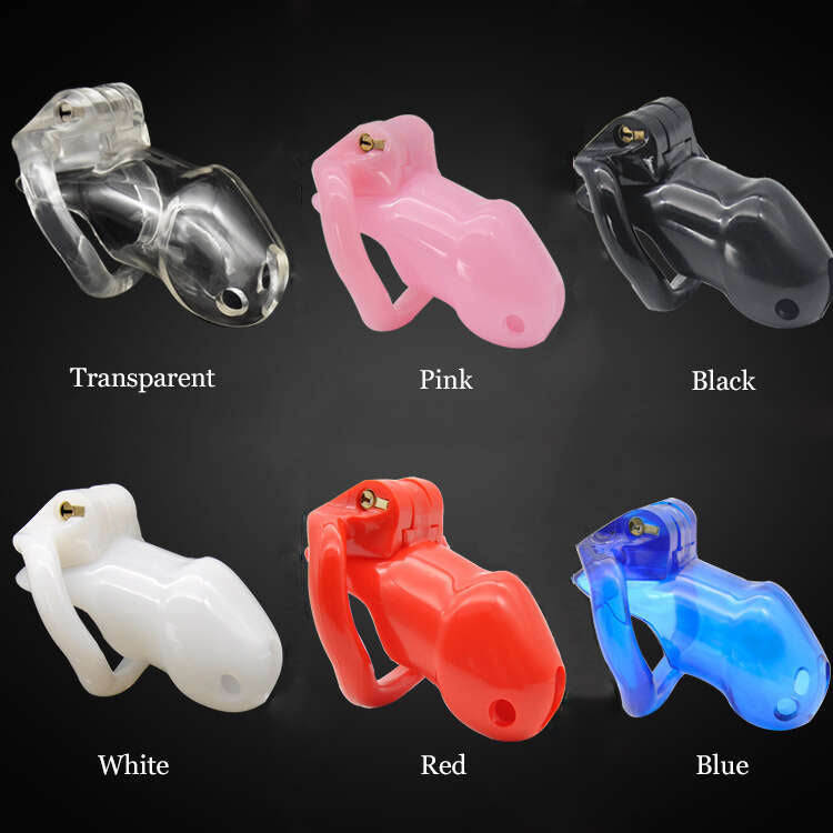 V2 100% Resin Material Plastic Cock Cage Male Chastity Device