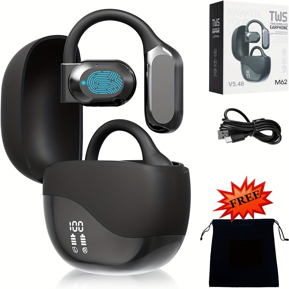 TEMU Ai Translation Headphone, Real-time Translation In 156 Languages, 6 Mics Intelligent Noise Cancellation, Touch Control, , Hd For Running And