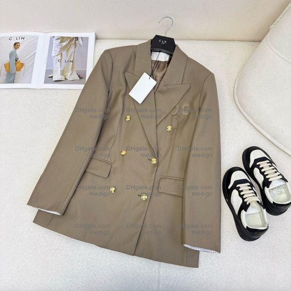 Women&#039;s designer blazer jacket coat Clothing classics letters brand badge spring autumn new released top