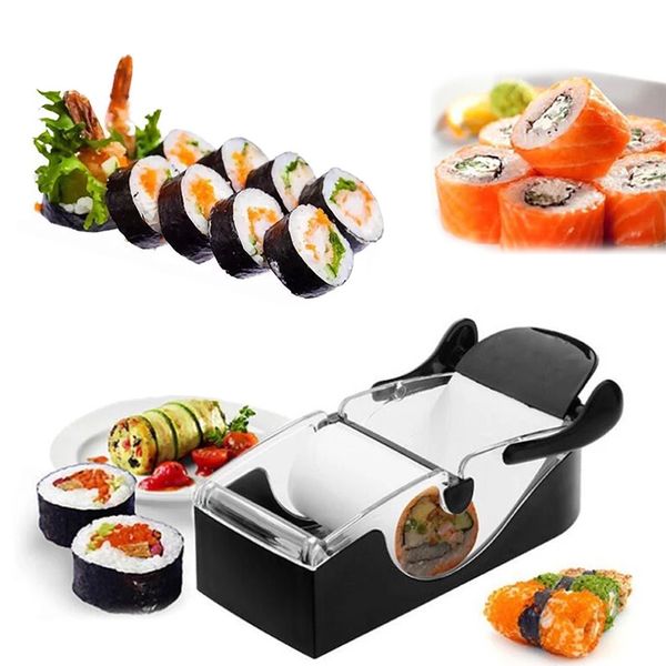 Sushi Tools Magic Rice Mold Maker Roller Machine DIY Japanese Bento Vegetable Meat Rolling Tool Kitchen Gadgets Accessories 230201