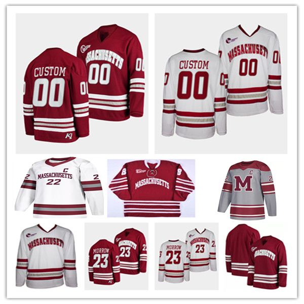 Massachusetts Minutemen UMass College Hockey Jersey Cale Makar Scott Morrow Jack Musa Lucas Mercuri Ryan Lautenbach Ufko Kenny Connors Aaron
