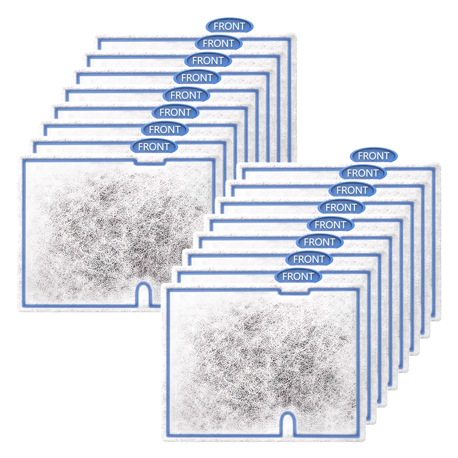 TEMU 16 Pack Small , Replace Fish Tank Compatible With E Filter Size 10 And Minibow Aquarium Filters Size 1-2.5-5, Small Filter For Aquarium,