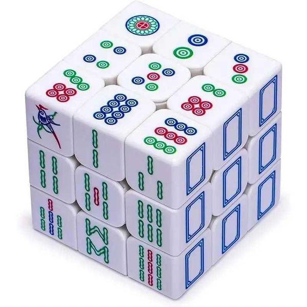 3x3 4x4 5x5 Mahjong Speed Magic Cubes Puzzle Magico Educational Cube Educational Toys For Kids Adult Digital Cube Magic CubeXJ241221