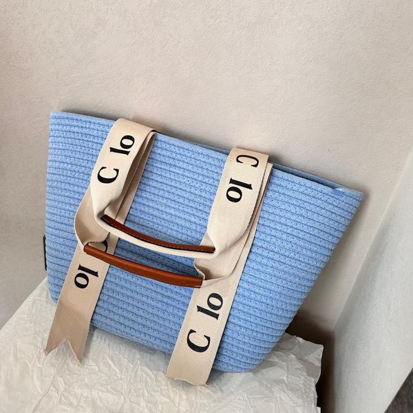 Straw Woven Beach Bag tote bag handbag women luxury designer totes bags shoulder bags womens fashion classic handbags with dust bag