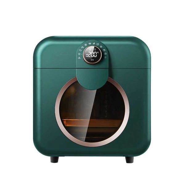 K7 household mini glazed brick lined air fryer independent temperature control electric oven potato slicer CL240829