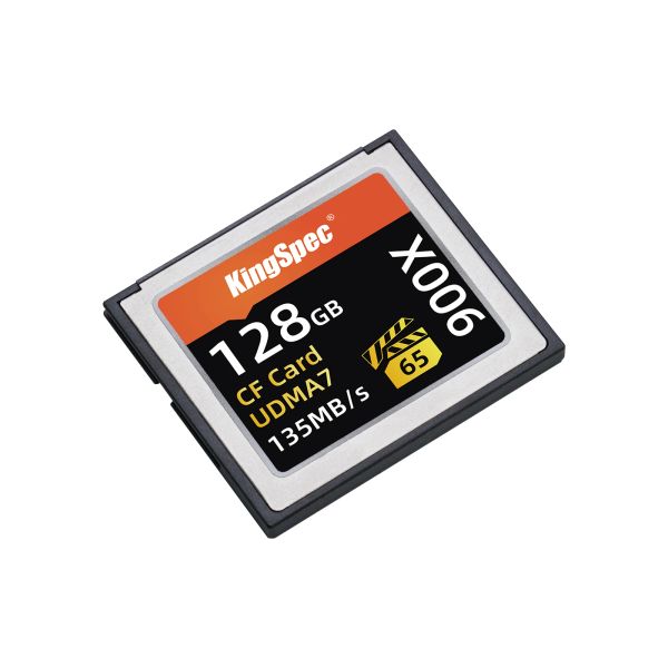 KingSpec Compact Flash Card CF Card 64GB 128GB Memory Card Flash Card 135MB-s Memory Card For Full HD 3D 4K Video Camera