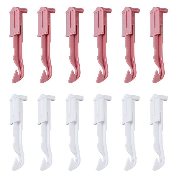 12Pcs 2 Colors Plastic Hand Knitting Machine Accessories