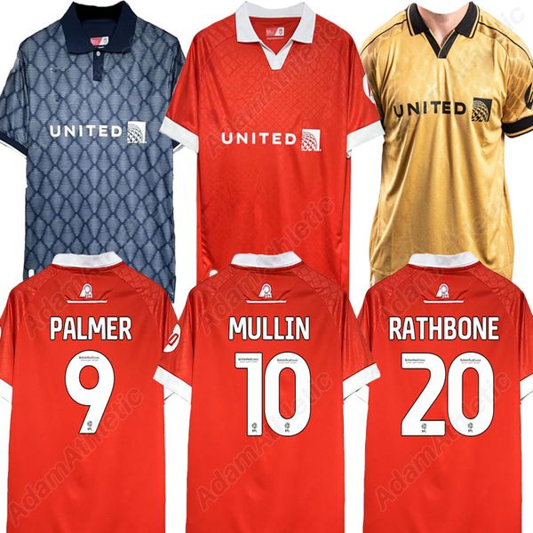 Wrexham jerseys 2024 MULLIN Wrexham football shirts 24 25 kids kit PALMER McCLEAN RATHBONE soccer jersey home away shirt