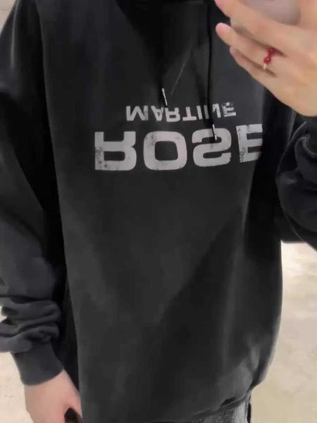 Moletons femininos moletons moletons da moda feminina Trend Trend Brand Funny Cotton Mens impressa Martine Rose Hoodie Sportswear Casal T-sh