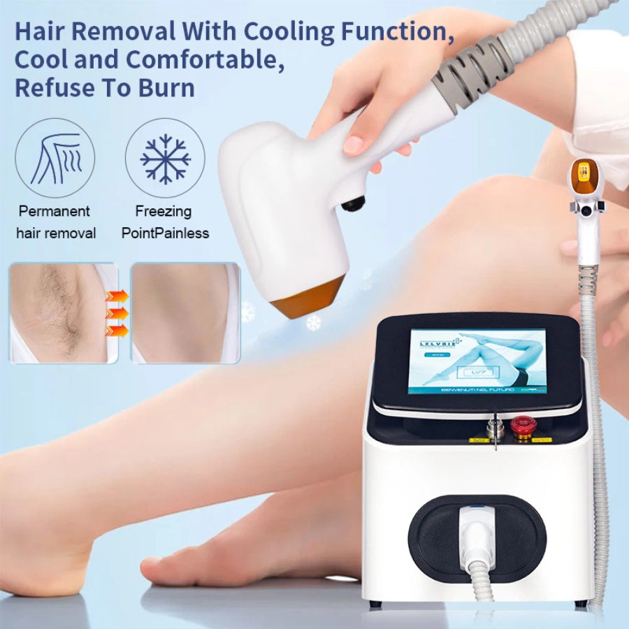 Professional 3 Wavelength High Power Alexandrite 755 808 1064NM Diode Laser Hair Removal Machine Factory Customized