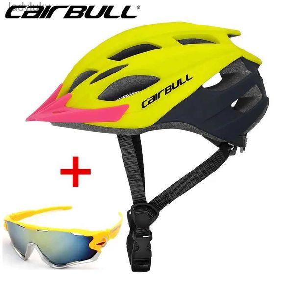Cycling Helmets Cairbull ROCKRIDE Cycling Helmet Ultralight In-mold MTB Mountain Road Bike Helmets Light Fit System Safe Bicycle Riding Helm