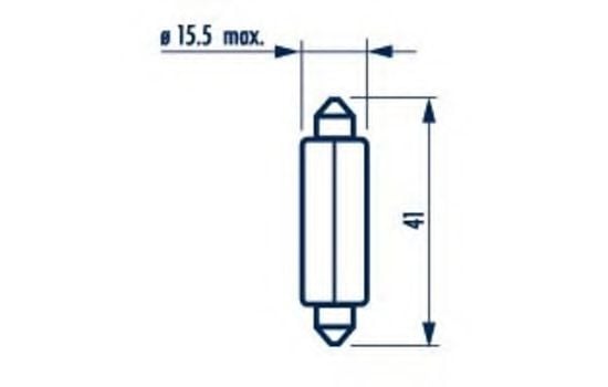 Bulb, interior light NARVA 17512