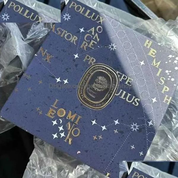 Scented Candle Luxury Perd Candles 3 Scents With Gift Box Home Decoration For Night Proposal Top Quality Christmas Gifts Drop Delive Dhljr