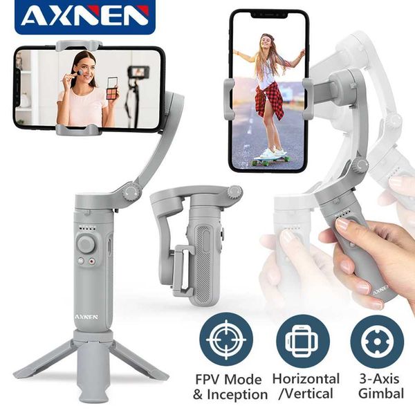 Stabilizers Handheld 3-axis universal joint stabilizer for smartphones video recording Vlog stabilizer for iPhone Samsung Mobile S2525