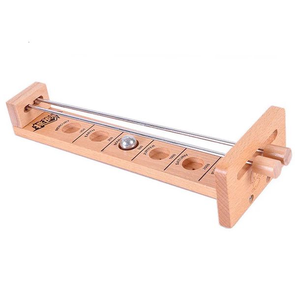 Hand Eye Coordination Wooden Clip Balls Challenge Crossing Solar System Board Game For Kids Adults Juegos De Ingenio 240401