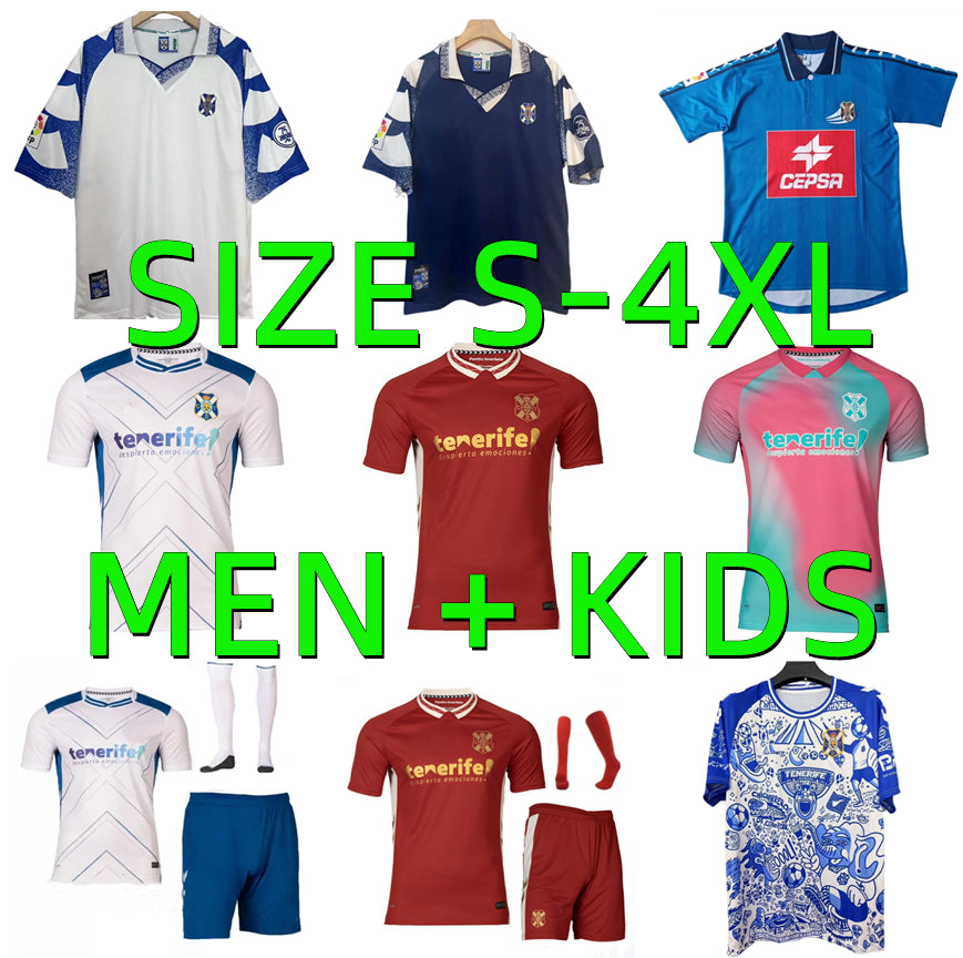 2025 2026 CD Tenerife soccer jerseys 97 98 99 25 26 GALLEGO ZORRILLA MO DAUDA BUNUEL ROMERO SIPCIC chandal de futbol 1997 1998 1999 retro football s