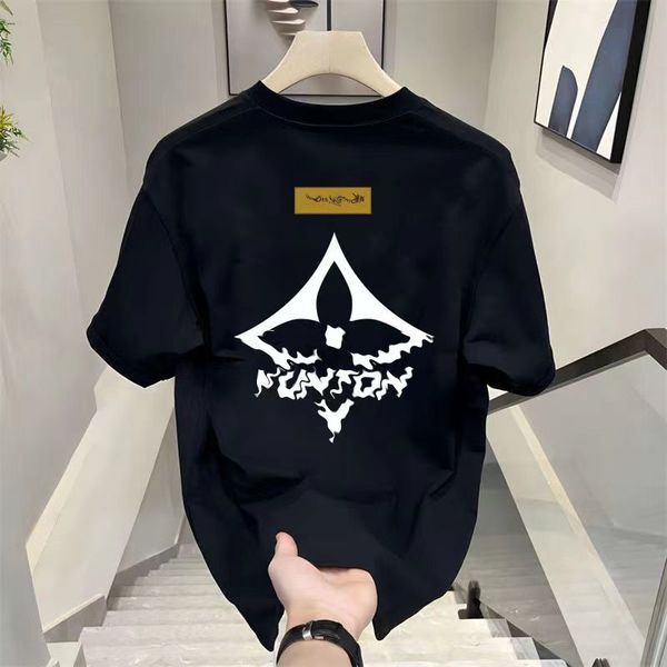 New Floral letter T-shirt Men&#039;s and women&#039;s Designer Pull Size T-shirt Cotton Top Men&#039;s casual shirt Luxury Clothing Street h