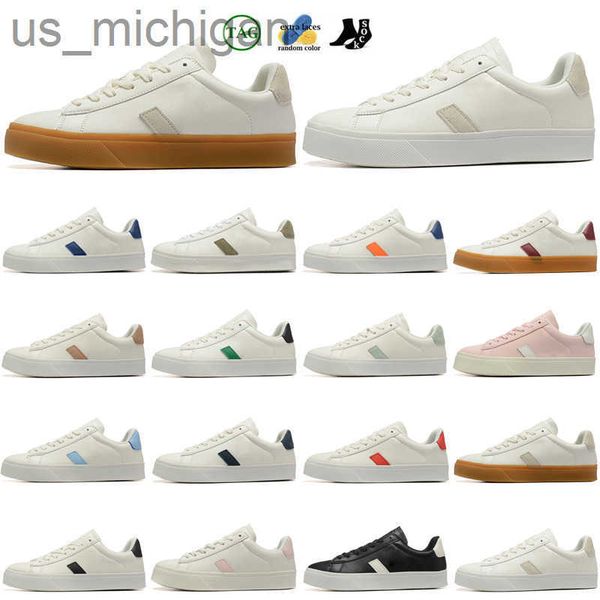 Casual Shoes Paris Men Women Designer Casual Shoes Volley Classic Leather Laceup sneakers White Black Green Mens Womens Campo Chromefree Lea