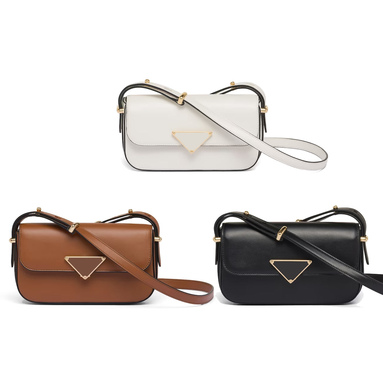 TOP Triangle WOC Handbag Designer for Womens Mens Mini Tofu Adjustable Shoulder Strap Clutch Bag Tote Genuine Leather Classic Purses Baguette Cross