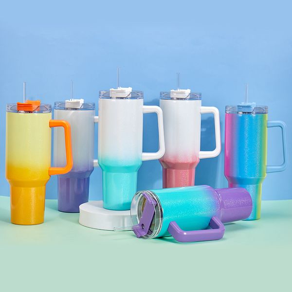 New 40oz handle ice cream insulated cup 304 car cup insulated cold beer cola car water cup