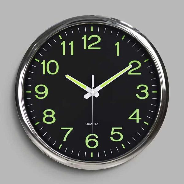 New Arrival 30cm Minimalist Wall Clock Modern Design Glowing in the Dark Baby Room Hanging Watch Clocks Clock Bedside Living Room Home Decor