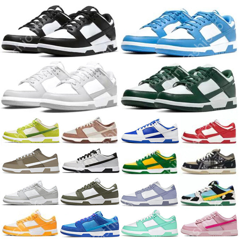 Designer Running Shoes sneakers for men women White Black Panda Grey Fog UNC GAI Varsity Green Apple Laser Orange Syracuse Coast Candy mens
