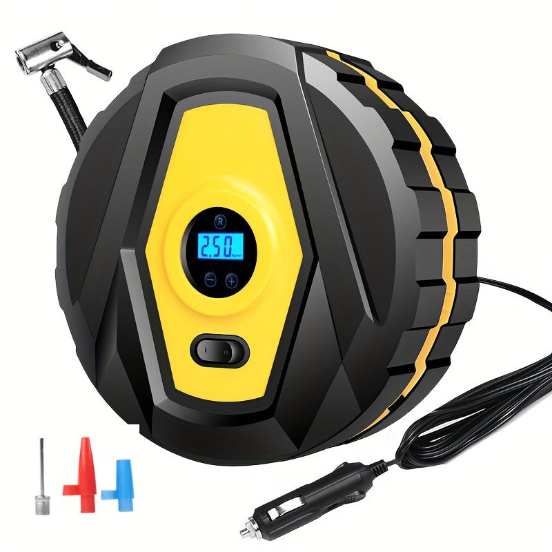 TEMU Car Tire Pump 12v Car Pump Car Portable Air Pump, Without Battery