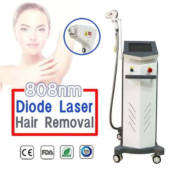 Directly effective Fast Hair Removal Diodo Laser Epilator Android Screen Sapphire 755 808 1064nm Permanent Fast Women Men Skins Rejuvenation