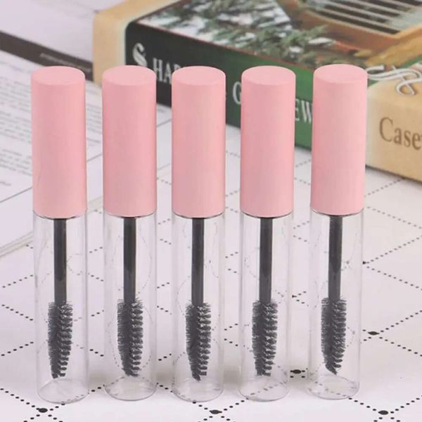 5Pcs 5Ml Empty Mascara Tube DIY Cosmetics Brush Head Bottle Transparent Eyelash Growth Liquid Cream Makeup Travel Container