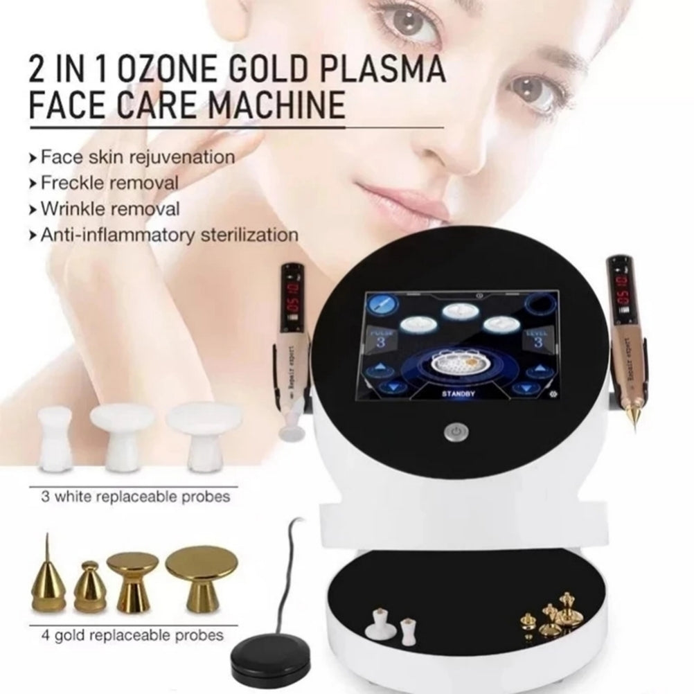 Gold Plasma Facial Treatment Machine Painless Efficient Lift Face Removing Freckles Latest Beauty Skin Care Device Factory Direct