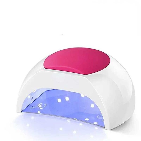 New Arrival UV 48W nail lamp UV lamp 2 nail dryer for UVLED gel nail dryer infrared sensor with rose silicone pad salon Z241123