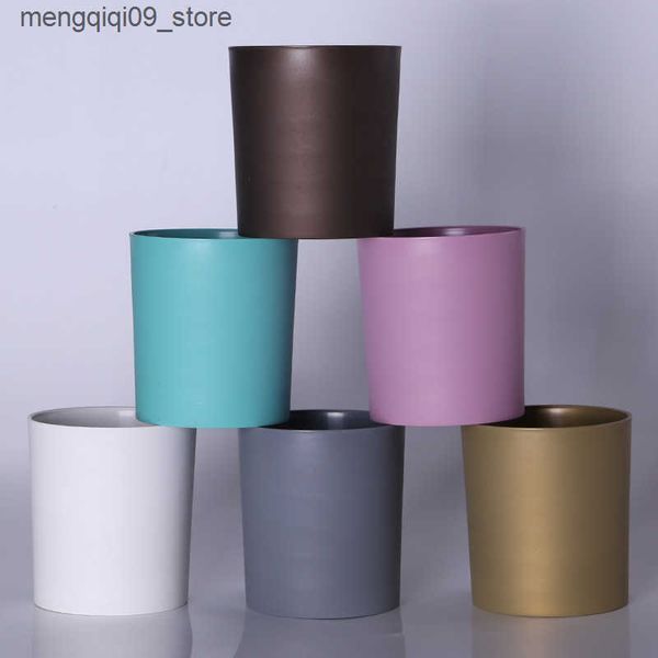 Planters Pots Flowerpot plastic fleshy small flowerpot creative household indoor European simple large caliber non porous gardening set Basi