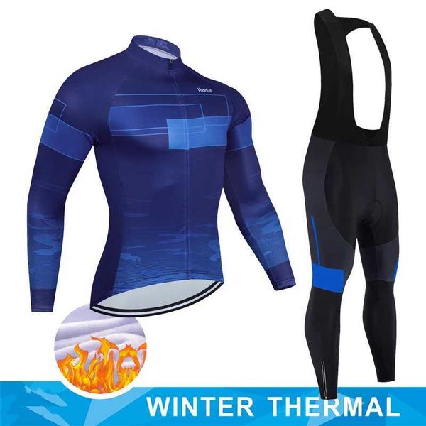 Camisetas masculinas Biciclo Bib Jersey 2024 New Winter Hot Fce Clothing Mens Road Bike Set Settlets Bicicle
