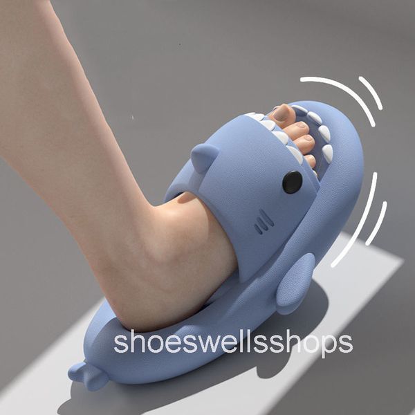 Shark-shape Slippers Women Summer Sandals Flip Flops Men Home Anti-skid Couple Fashion Shoes Outdoor Indoor Funny Slippers