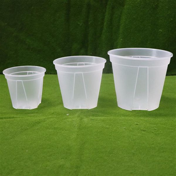 Planters Pots 10pcs Transplant Flower Pot Plastic Nursery Pot Seedling Tray Home Garden Root Plant Pot Container Green Plant Planting Pot 23