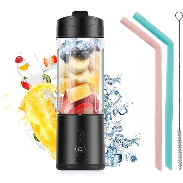Fruit Vegetable Tools Powerful 6 Balde Personal Portable Blender For Shakes And Smoothies Usb Rechargeable Juicer Cup Fresh Juice Mixer 2309