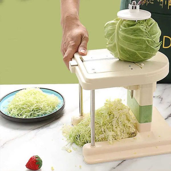 Multi functional vegetable cutter manual slicer stainless steel cabbage chopper household cabbage chopper kitchen small tool Y250113