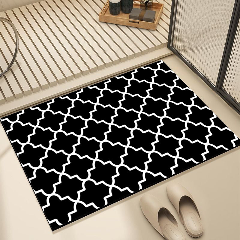 Bathroom Toilet Floor Mat Soft Diatom Mud Absorbent Mat Shower Room Door Non-slip Mat Toilet Restroom Carpet