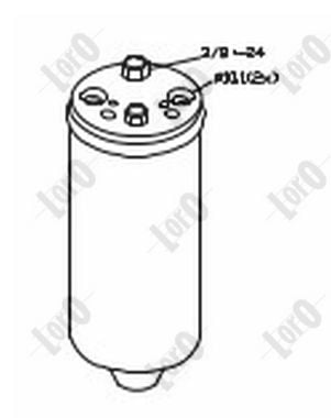 Dryer, air conditioning DEPO 052-021-0001