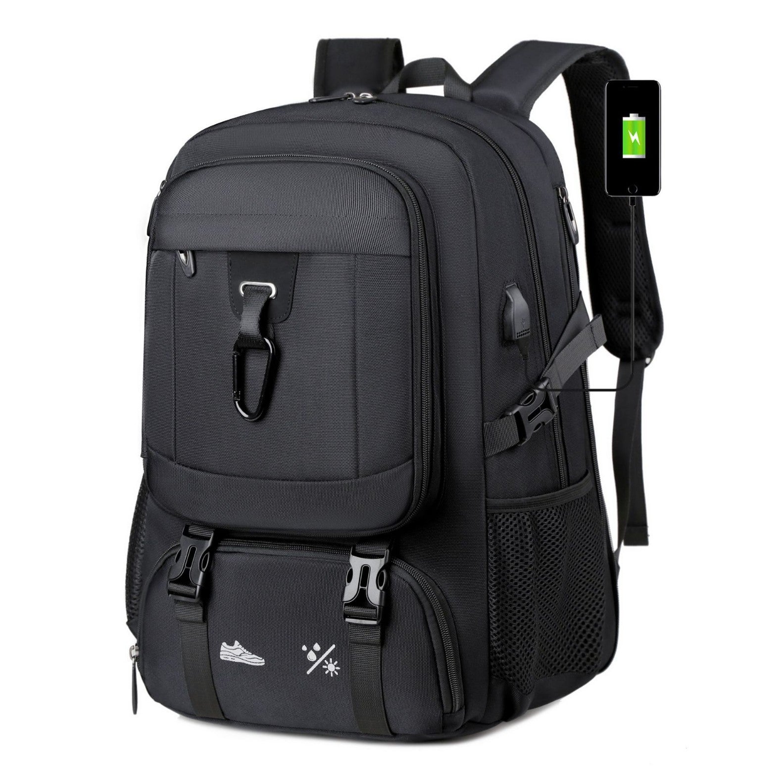 F485-Backpack men and women multifunctional business computer bag large capacity travel bag business trip luggage