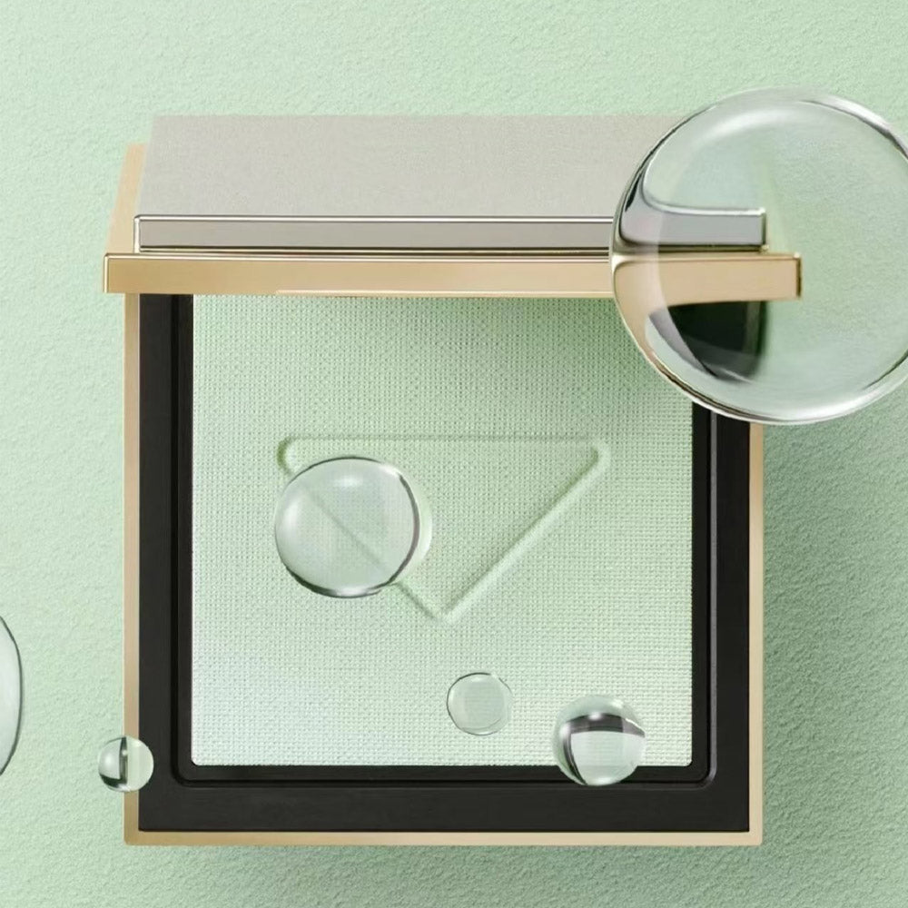 Face Makeup Setting Powder Green Color Matte Oil Control Pressed Powder Waterproof Lasting Face Make-up Powder Brightening Concealer Cosmetics