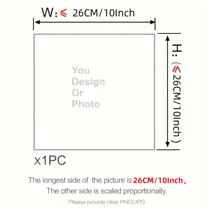 TEMU Transfer Sticker - Personalize With Your Design Or Photo, Diy Iron-on Decals For T-shirts, Pillows & Clothing Supplies, White Vinyl Material,