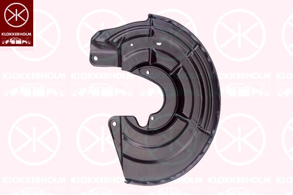 Splash Panel, brake disc KLOKKERHOLM 0524878