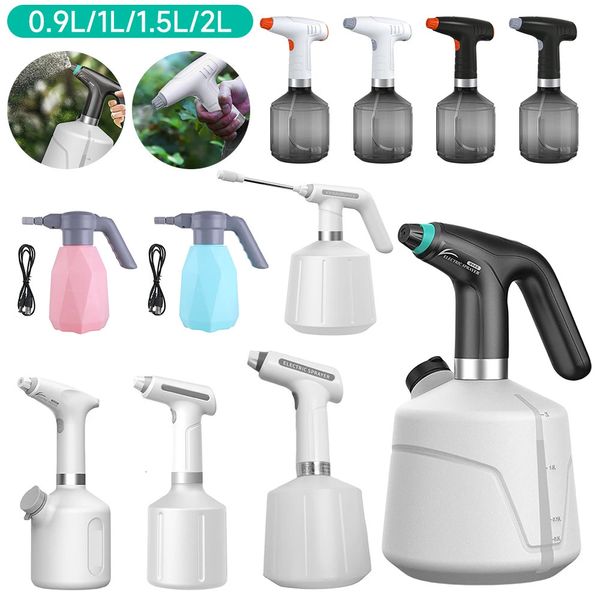 1-2L USB Electric Plant Spray Bottle Automatic Watering Fogger Electric Sanitizing Sprayer Watering Spray Can Gardening Tools 240715