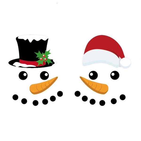 Christmas Decorative Merry Christmas Decorative Sticker For Front Door Magnet Sticker Refrigerator Christmas 241028