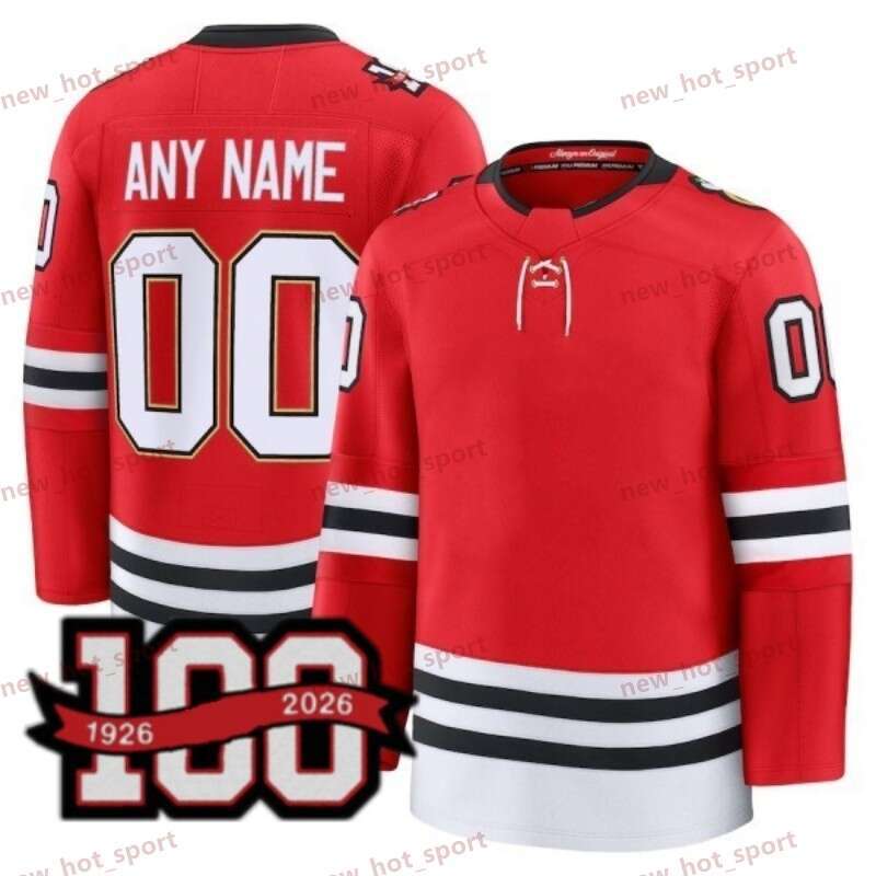 Bedard Centennial 100th Hockey Jersey Spencer Knight Bobby Hull Denis Savard Chris Chelios Ryan Donato Bobby Hull Jonathan Toews Jeremy Roenick Andr