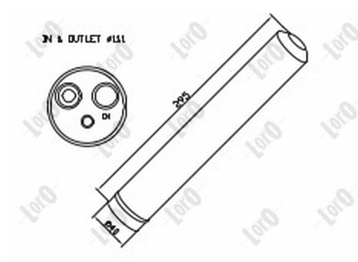 Dryer, air conditioning DEPO 054-021-0006